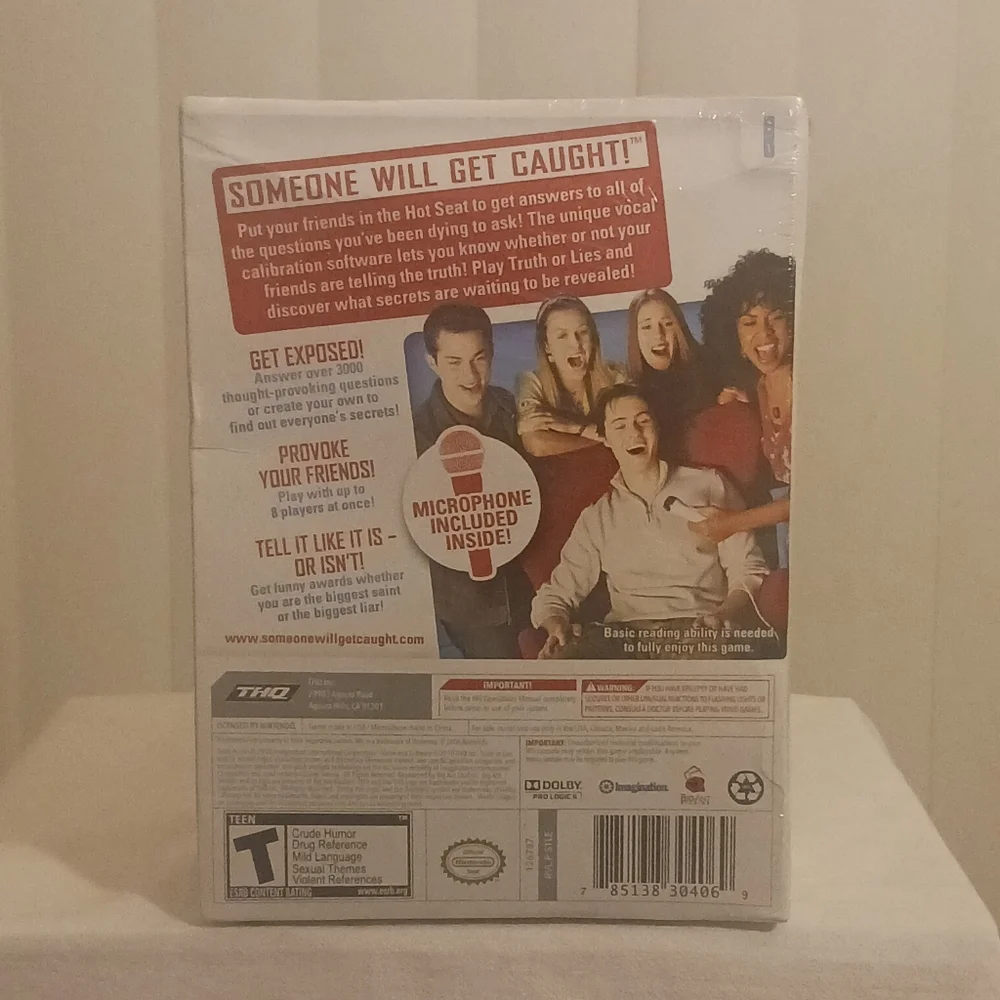 HQ Truth or Lies Wii Game - Red and White